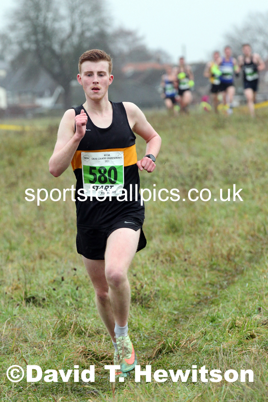 Mens under-20s, 2021 North Eastern Cross Country Championships, Sedgefield. Photo: David T. Hewitson/Sports for All Pics